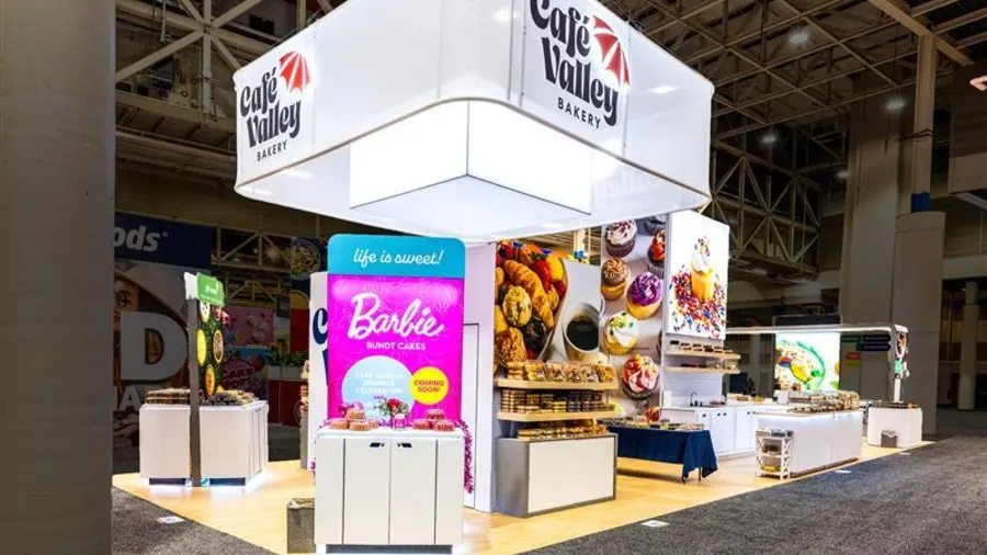 Cafe Valley Bakery trade show booth