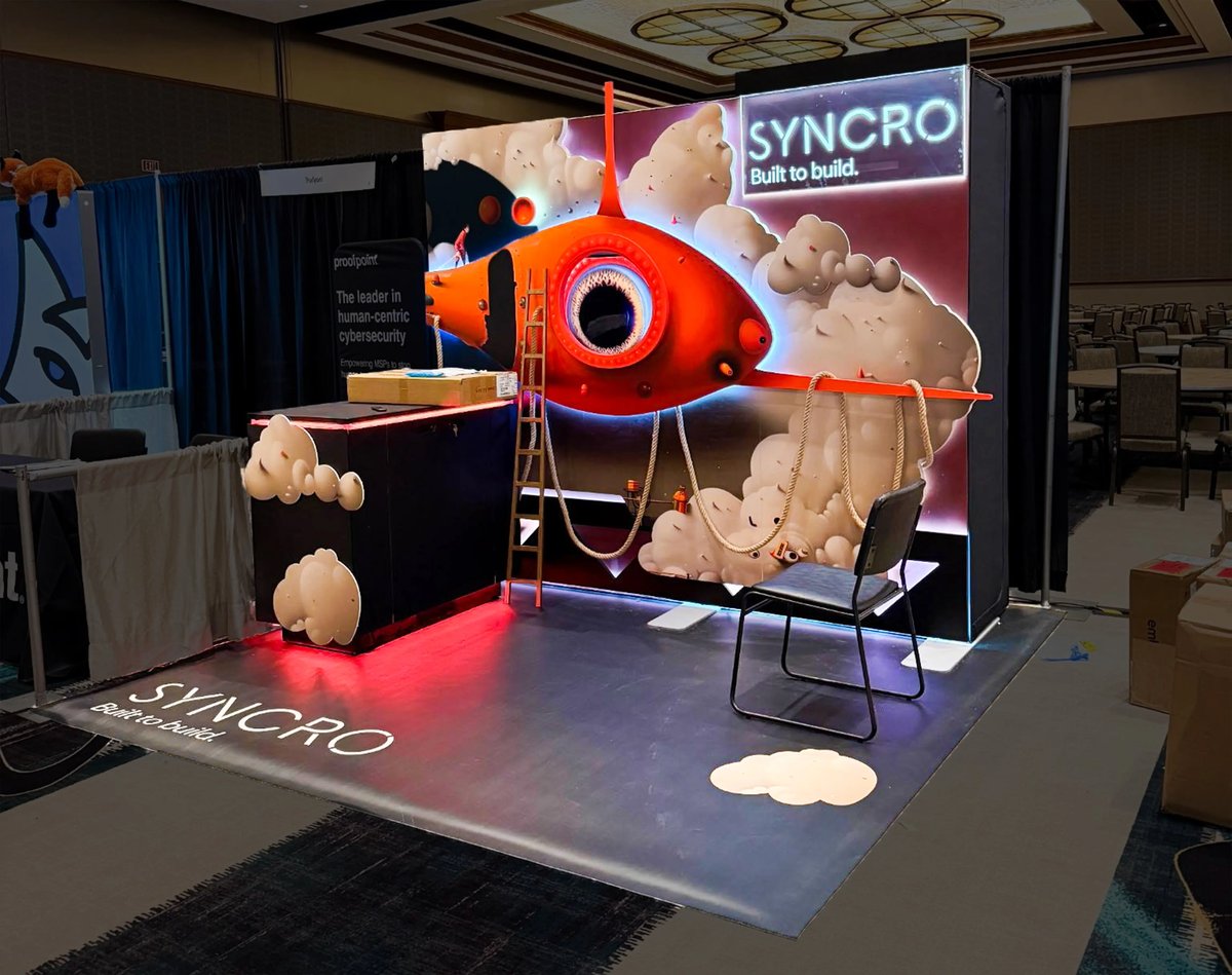 Inline trade show exhibit designed by Skyline